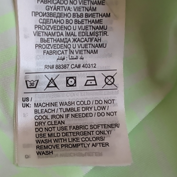 Adidas Men's Neon Green Polo Shirt - Picture 5 of 5